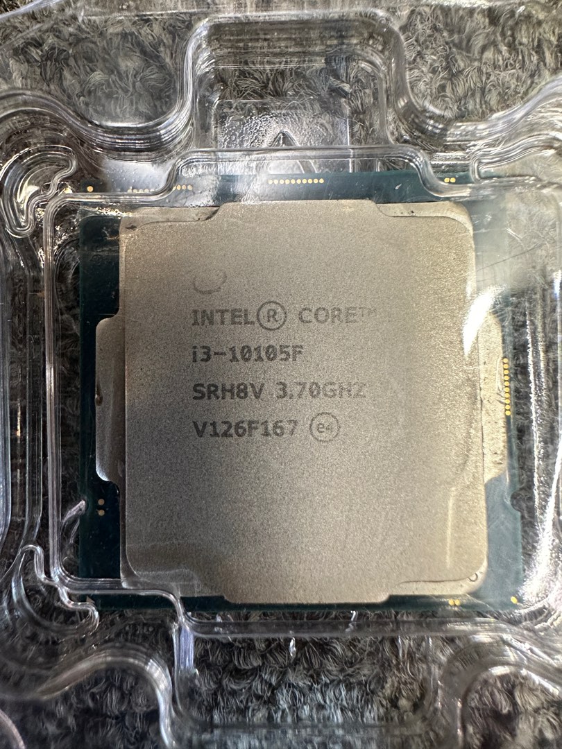 INTEL CORE i3 10105F CPU LGA1200 4Core 8Threads 6M 最高4.40 GHz 