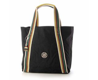 Kipling Japan Exclusive Coll. Tote Bag HYE Black-Stripe
