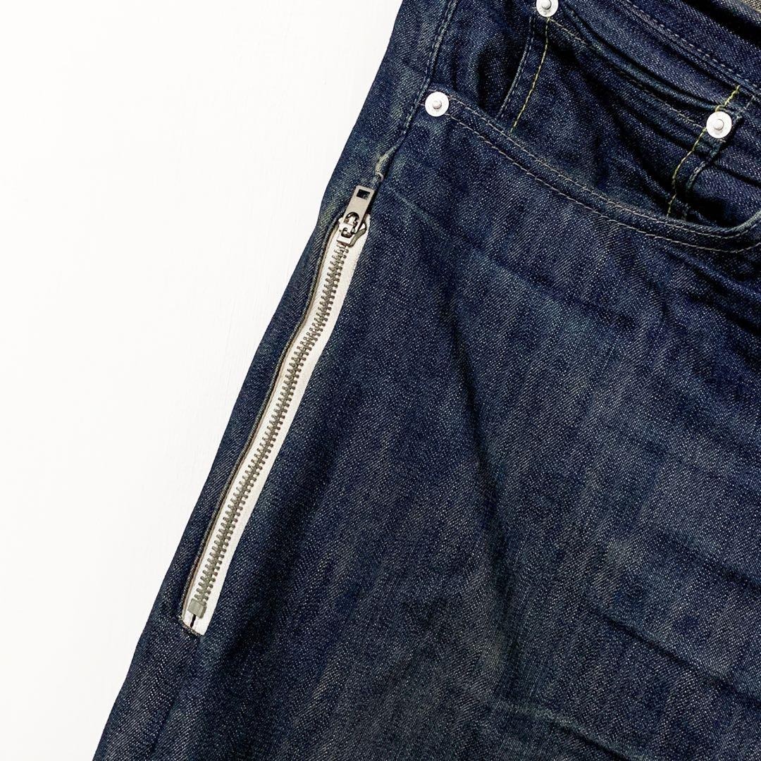 LEVI'S FENOM FRAGMENT 207 JEANS 原色白扣橘標3/4閃電牛仔褲長