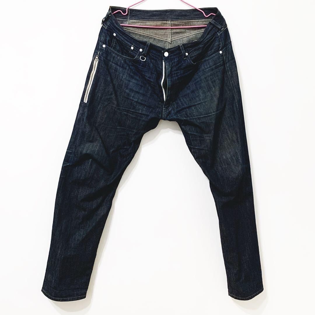 LEVI'S FENOM FRAGMENT 207 JEANS 原色白扣橘標3/4閃電牛仔褲長