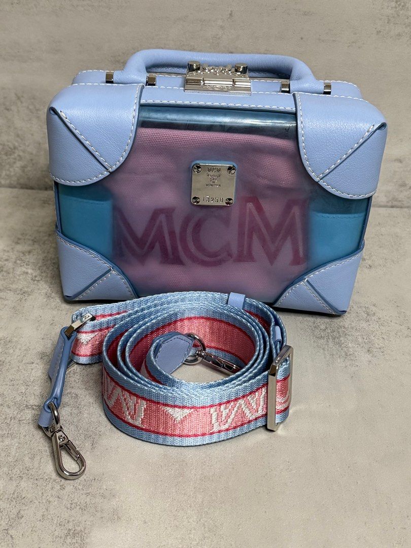 MCM Soft Trunk 2-Way Bag (Category: Luxury Bags & Wallets) located in Makati City. Submitted by luxesellermanila (Listing ID 1301442214, Image 1). Description: MCM Soft Trunk bag Plastic and Leather materials Seldom used, 2-way (sling, handbag) Leather in pristine condition Plastic body needs cleaning P15,000 only (bought 28k) Guaranteed authentic or money back Cash payment only Shipping via LBC or meet up in Makati office only .