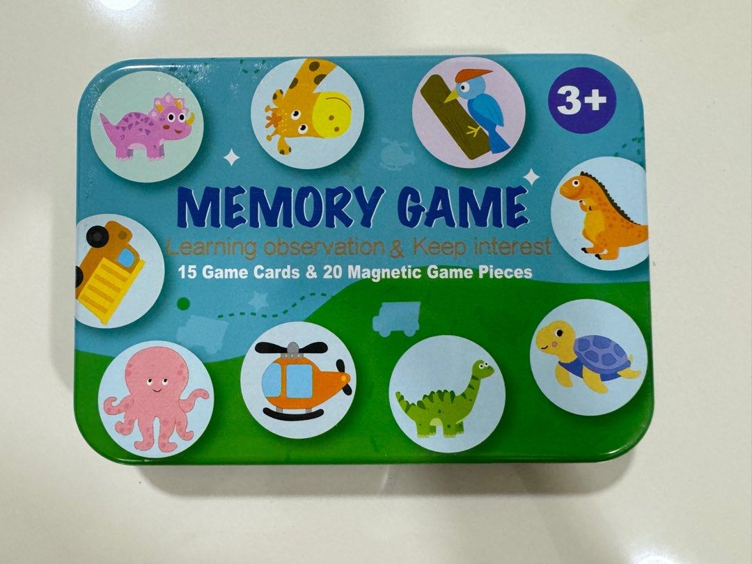 Memory Game (Category: Board Games & Puzzles) located in Singapore. Submitted by leeying88 (Listing ID 1301337384, Image 1). Description: .