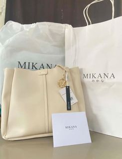 Mikana Sasaki Leather  Shoulder Bag (WHITE)