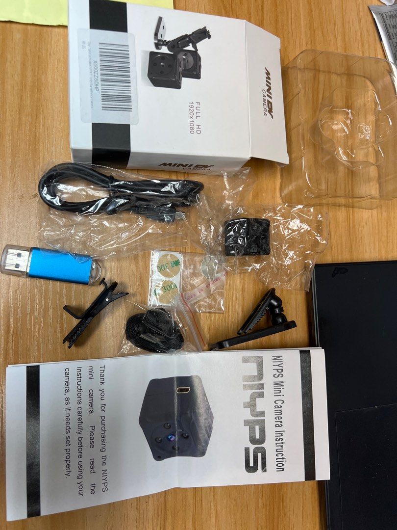 Mini Spy Cameras Hidden,NIYPS 1080P HD Small Portable Wireless