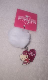 Missy's HELLO KITTY Cute Hello Kitty with Fur Keychain | Sanrio Charm  | Universal Studios Japan