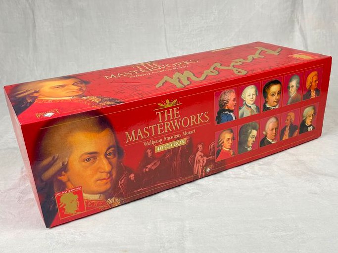 莫扎特CD Wolfgang Amadeus Mozart, The Masterworks, 40 CD Box
