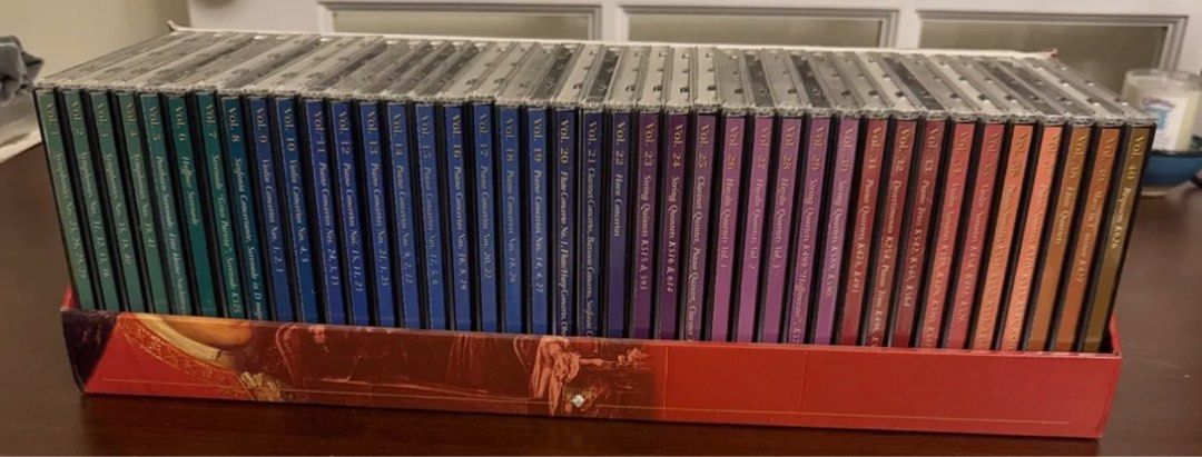 莫扎特CD Wolfgang Amadeus Mozart, The Masterworks, 40 CD Box