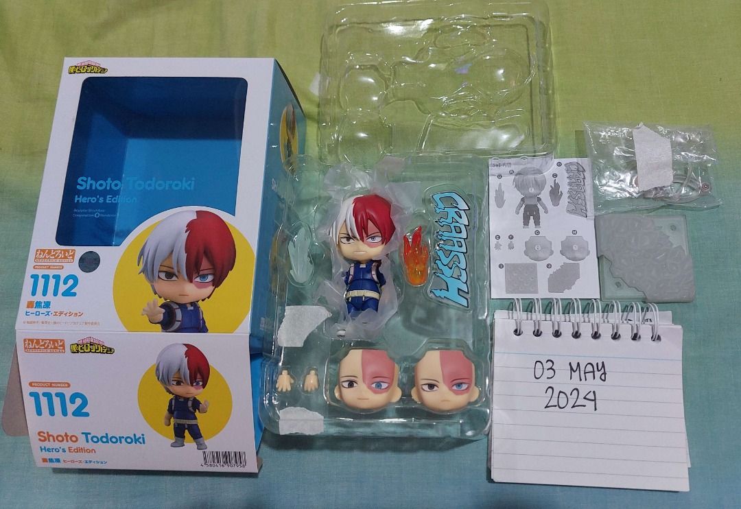 Nendoroid Todoroki Shoto 1112 (Category: Figurines & Statues) located in Manila. Submitted by igonz (Listing ID 1301421492, Image 1). Description: BIB Located in Paranaque. Meetup nego MOP Gcash or bank Deliver via courier or Lalamove/Grab.