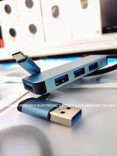 New JASOZ USB 3.0 4 PORT HUB 2in1 input plug For Desktop/Laptop/SmartPhone