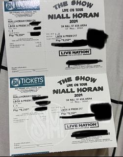 Niall Horan Concert Lower Box A Premium Section 217
