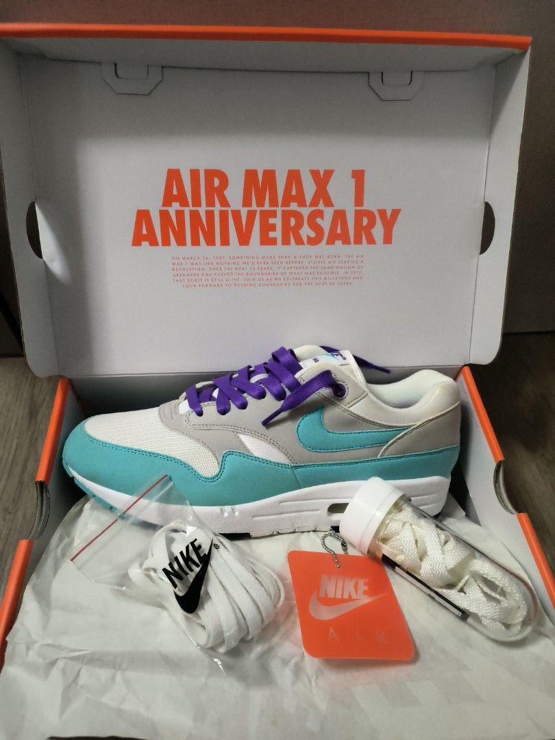 air max 1 anniversary aqua