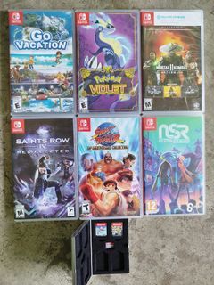 Nintendo switch games and 256gb sd card