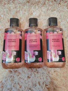 Original Bath & Body Works Pink Lily & Bamboo Shower gel