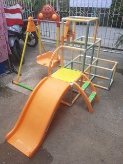 Original JAPAN Swing, Slide & Jungle Playground 2 to 5y/o Almost 4ft Height Good As New Not Brandnew