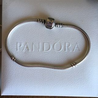 Pandora barrel clasp silver bracelet 19.5cm