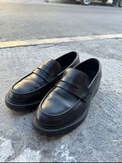 BLACK PENNY LOAFERS