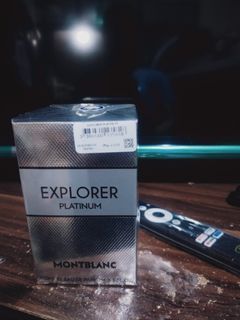 Perfume explorer platinum by MONT blanc free delivery