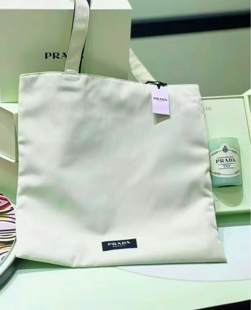 Prada VIP Beauty Canvas 2Way Reversible Dual Tote Bag, Women's - Main Image