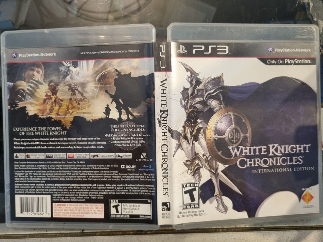 PS3 White Knight Chronicles, Video Gaming, Video Games, PlayStation on  Carousell