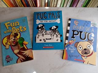 Pug books for kids set