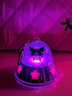 RUSH SALE! RARE!! Kuromi UFO Projection Light Keychain