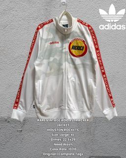 Rare Vtg Adidas Houston Rockets Track Jacket