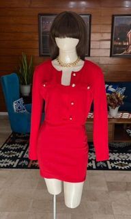 Red Dress w/Blazer (Shein)(Medium)