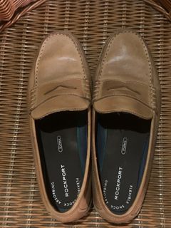 Rockport Tan Penny Loafers