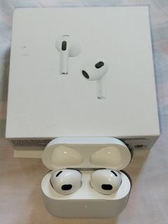 SALE AIRPODS
GEN 3
ORIGINAL
SERIAL SEARCHABLE
URS NA IF FAKE
NO ISSUE 
KSAMA NA BOX AND CHARGER
NEED LNG CASH