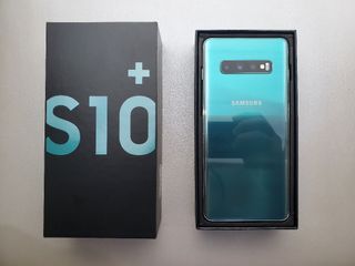 Samsung Galaxy S10 Plus 128gb Prism Green NTC Approved Complete with Box Dual SIM Openline