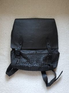 S.C. Vizcarra Dark Brown Genuine Leather Backpack