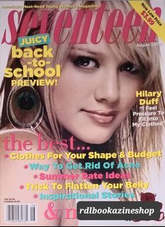 Seventeen (US)/ Hilary Duff/ August 2004