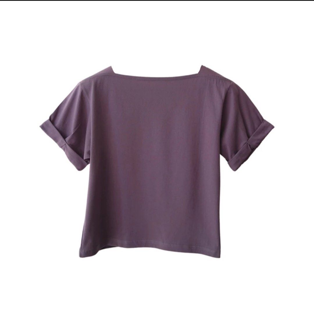 Studio Mon Lapin Enya Top Square Neck in Mauve (Category: Blouses) located in San Pedro. Submitted by moonover (Listing ID 1301456717, Image 1). Description: Size M Used a few times No damage/ discoloration In excellent condition Width 19.5” Length 22.5” .