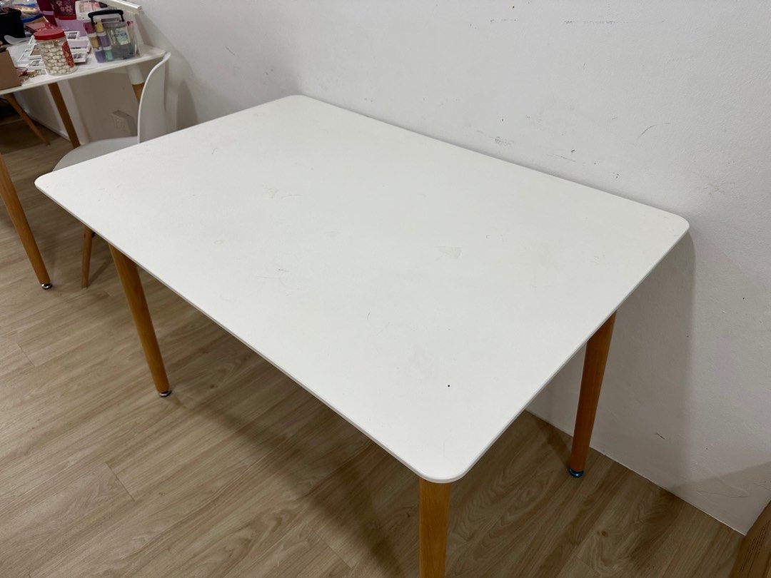 Study Table (Category: Tables & Sets) located in Singapore. Submitted by oatsidebb (Listing ID 1301363112, Image 1). Description: As is condition, regular wear and tear used as study table. 3 units available..