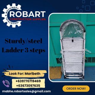 sturdy/steel  ladder 3 steps