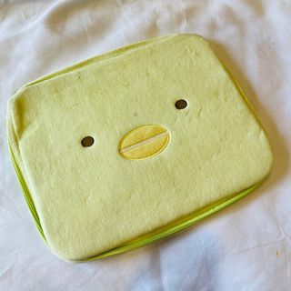 Super Cute! Sumikko Gurashi Plush Penguin Lemon Yellow Fleecy Tablet Case