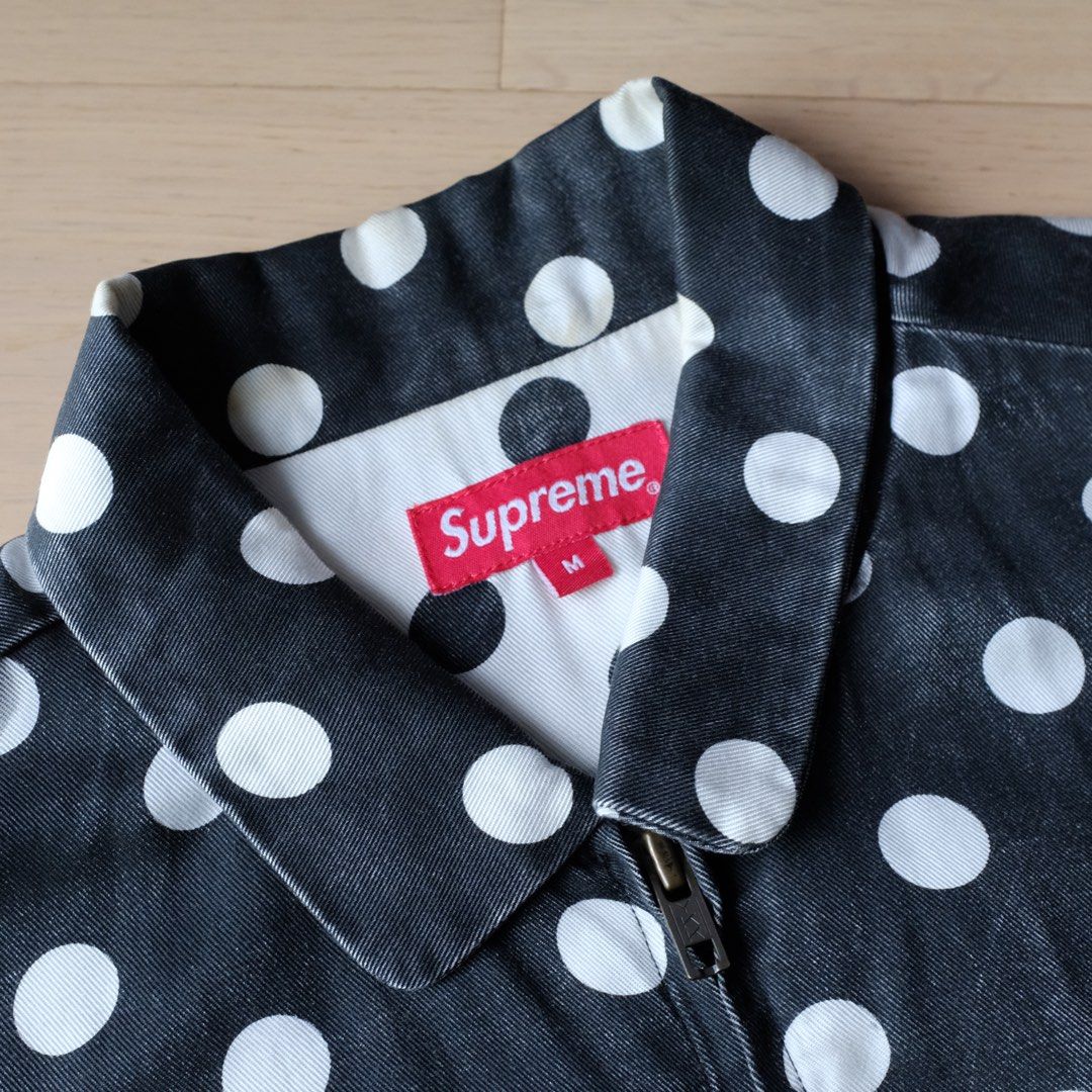 Supreme Polka Dots Rayon Work Jacket, 男裝, 外套及戶外衣服- Carousell