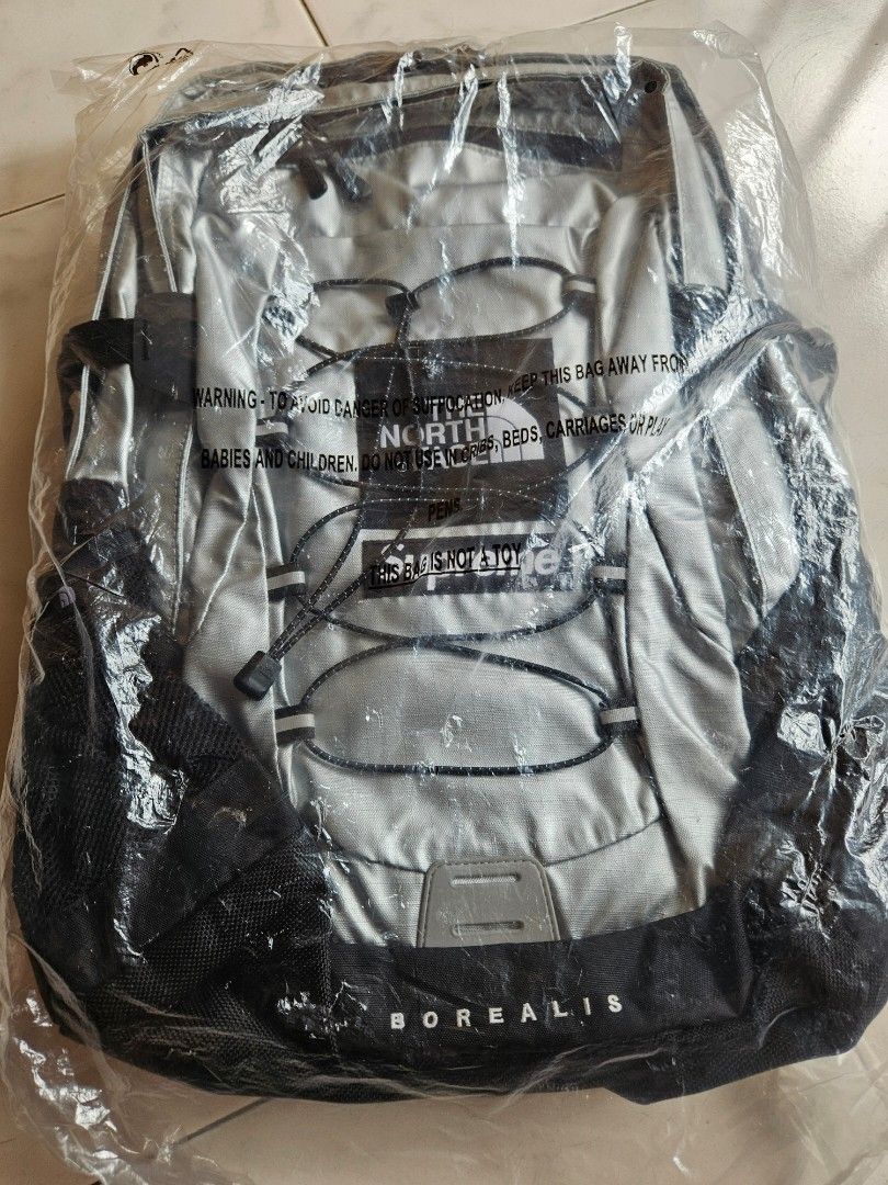 Supreme the north face metallic borealis backpack silver outlet