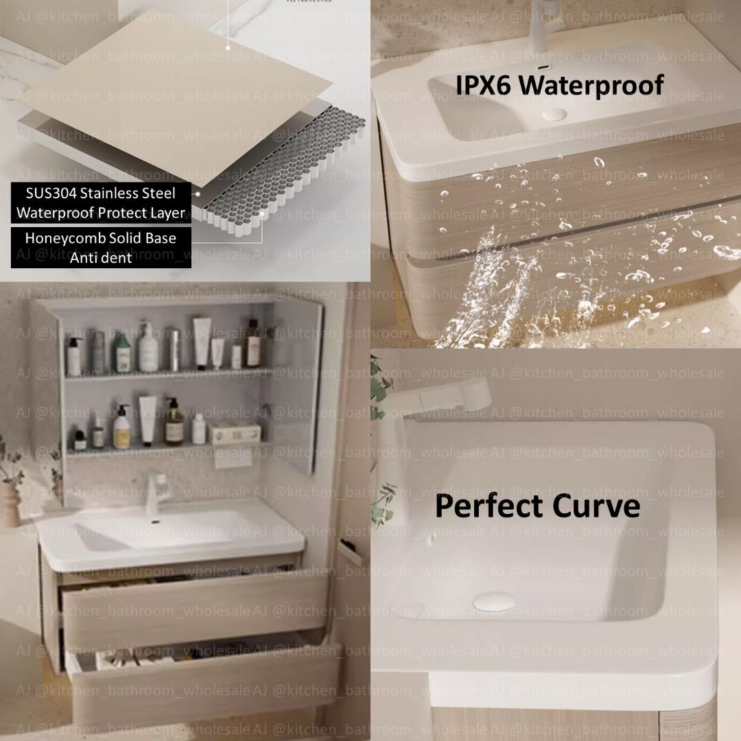 SUS304 Stainless Steel HIGH QUALITY IPX6 Waterproof Bathroom Vanity ...