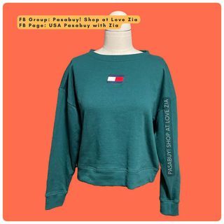 🇺🇸TOMMY HILFIGER GREEN LONG SLEEVES