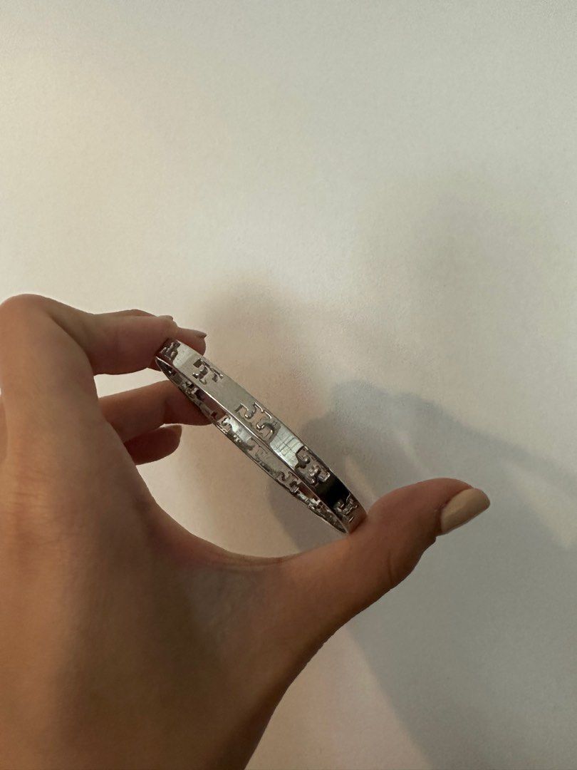 Tory burch silver bracelet cheap