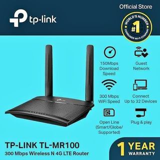 TP-LINK TL-MR100 300Mbps Wireless N, 4G LTE Router