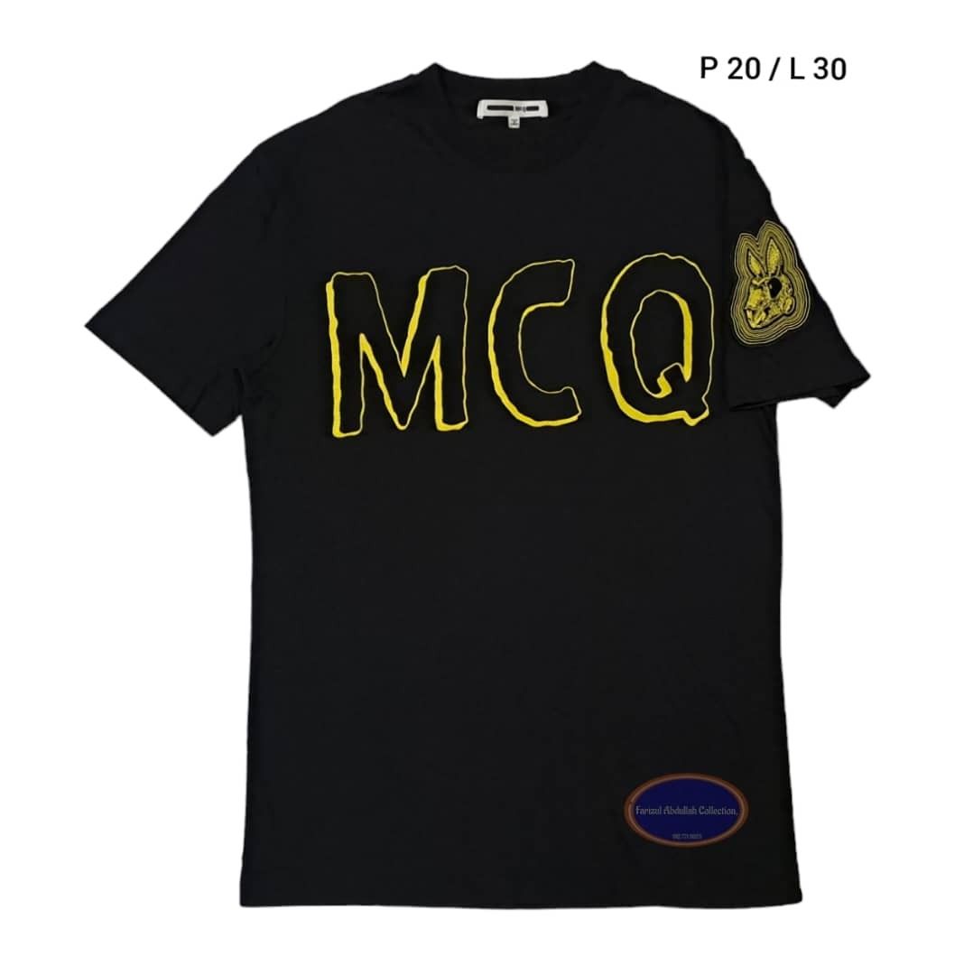 Mcq alexander mcqueen velvet logo t shirt shop