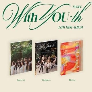 TWICE - WITH YOU-TH (13TH MINI ALBUM) WITH GENERAL POB PC SET AND POSTER