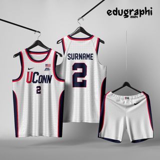 UConn Inspired Sublimated Basketball Uniform