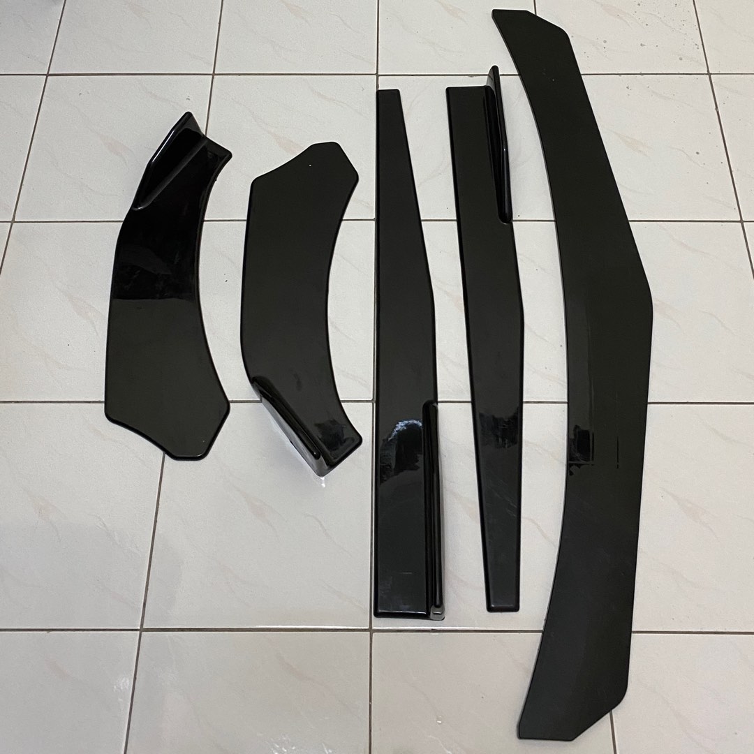 Universal Car Front Bumper Diffuser and Side Skirt, Auto Accessories on ...