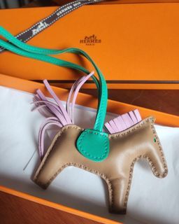 Unused Hermes Rodeo PM bag charm