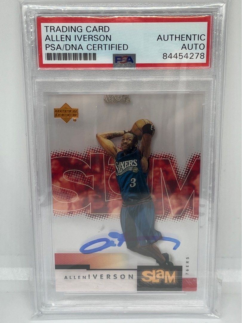 Rookie Card 2000 Allen Iverson Upperdeck 2000 Allen Iverson Auto