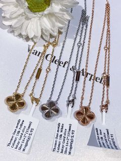Vca alhambra necklace 18k gold hks