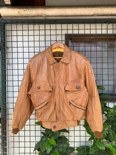 Vintage genuine leather jacket